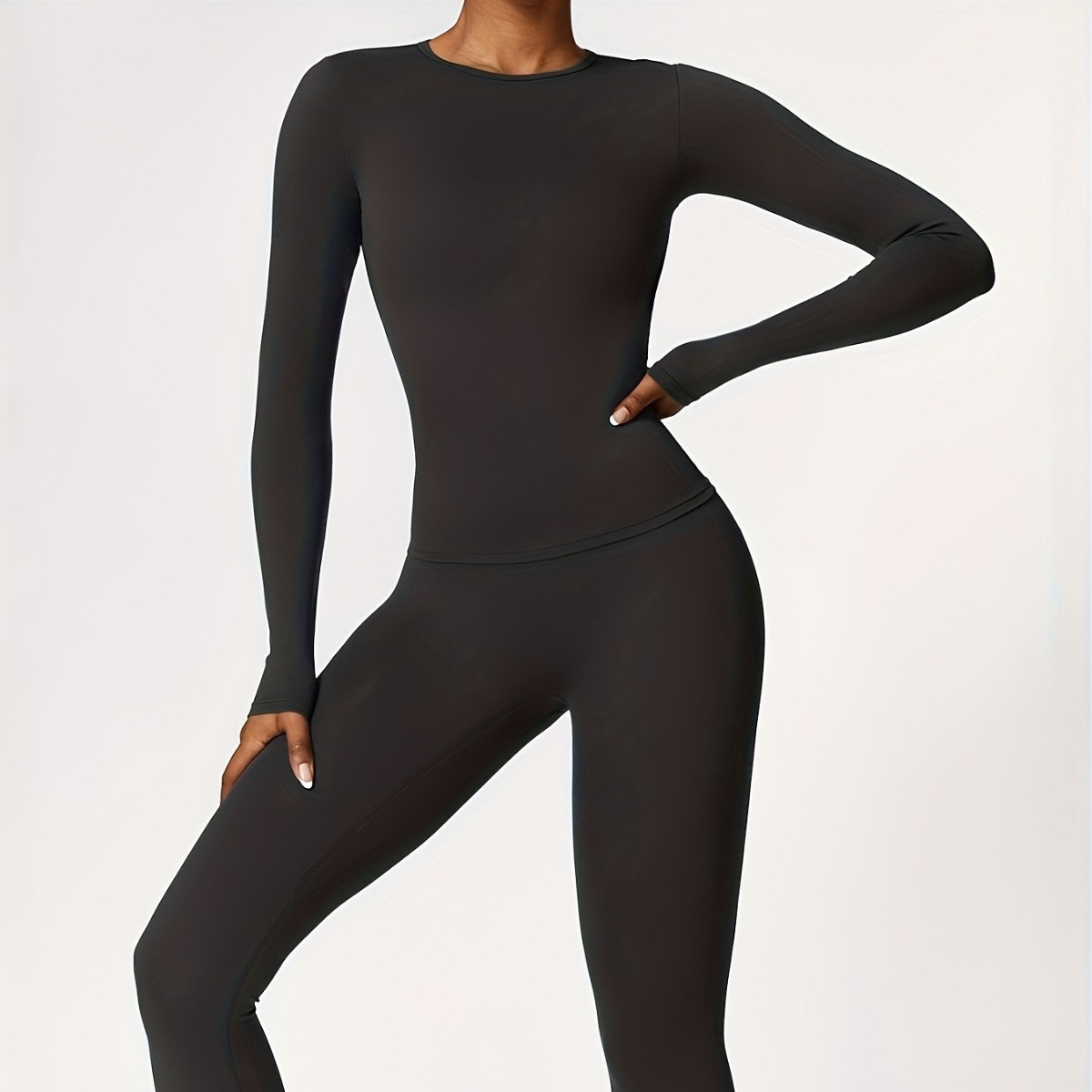Winter Clothing Women'S - Tuta da yoga aderente a maniche