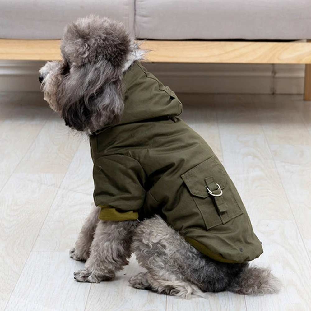 Winter Clothing For Dogs - Cappotto Invernale Imbottito per Cani con
