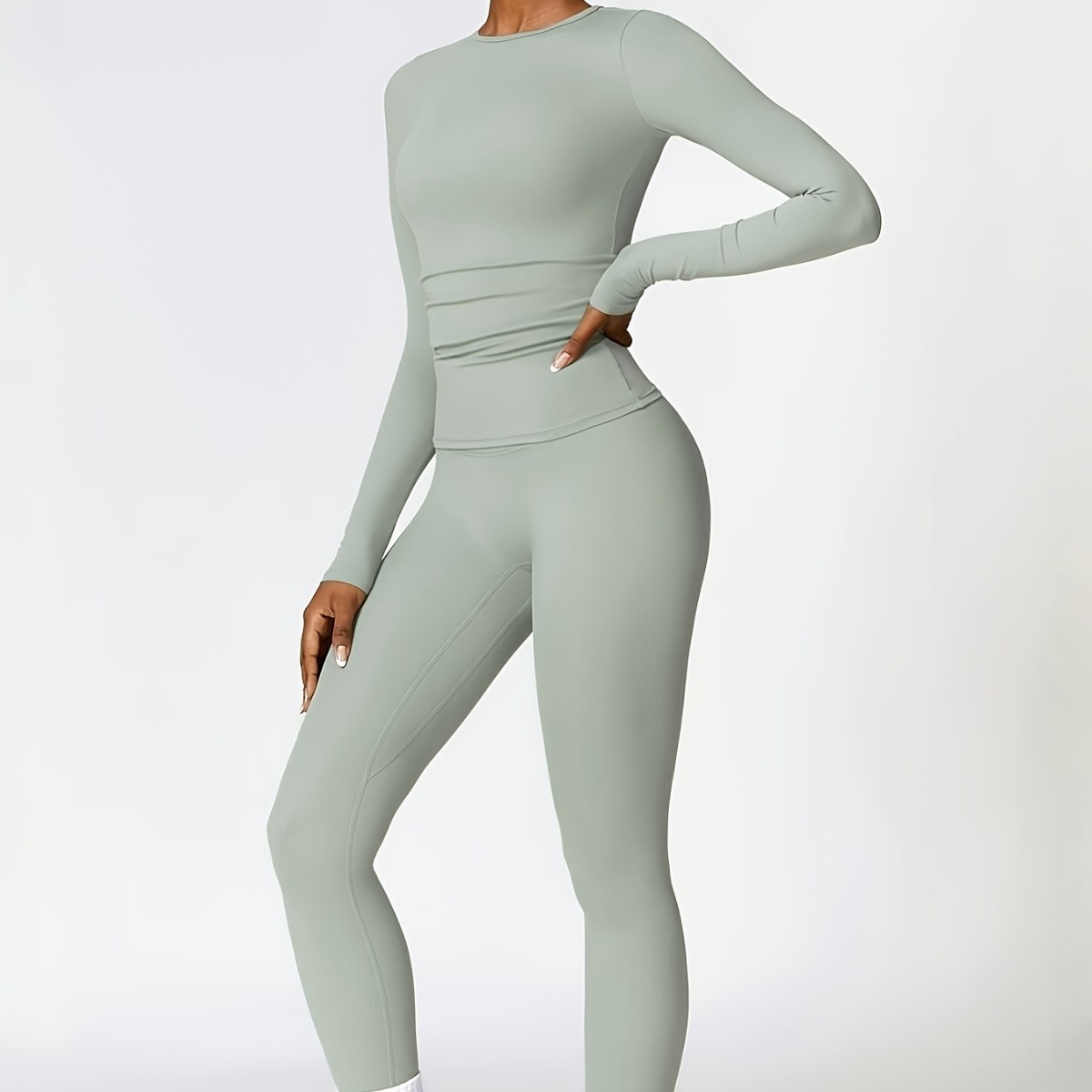 Tuta da yoga aderente a manich - Winter Clothing Women'S recensione e prezzo